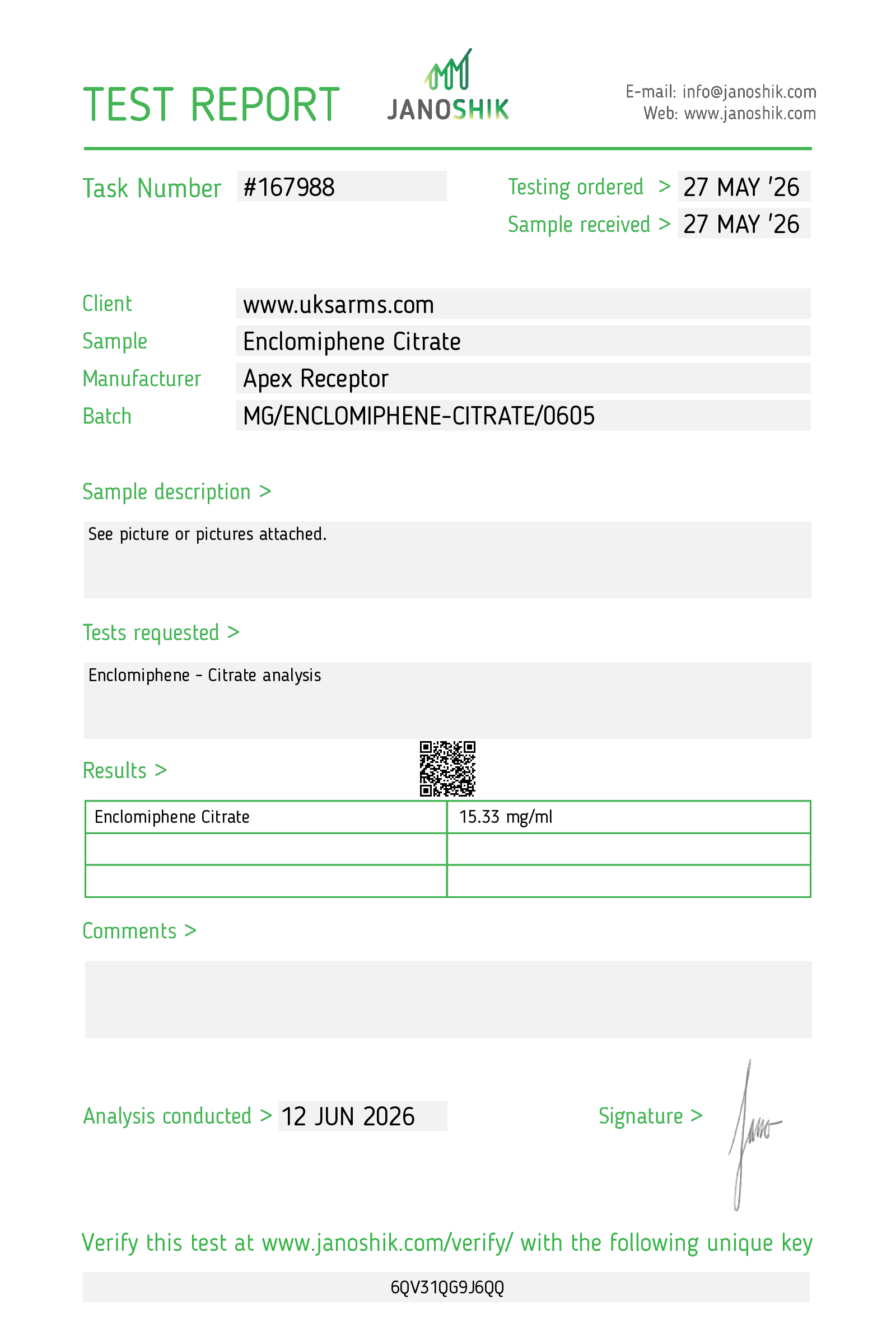 Enclomiphene Citrate - Image 7