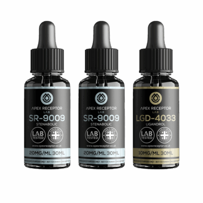 2 bottles of SR9009 and 1 bottle of LGD-4033
