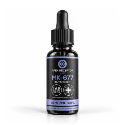 MK-677 (Ibutamoren) 25mg/ml 30ml bottle, Apex Receptor Lab