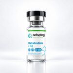 Retatrutide 5mg research peptide vial, Adaptog Research