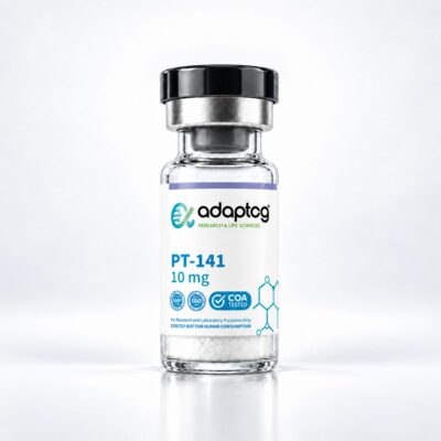 PT-141 (Bremelanotide) 10mg research peptide vial, Adaptog Research