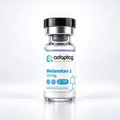 Melanotan 1 10mg research peptide vial, Adaptog Research