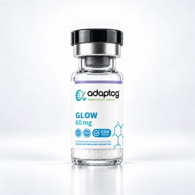 GLOW 60mg research peptide blend vial, Adaptog Research