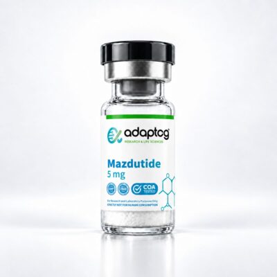 Mazdutide 5mg research peptide vial, Adaptog Research