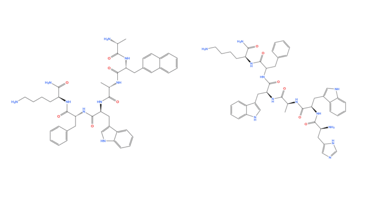 The difference between GHRP 2 and GHRP 6