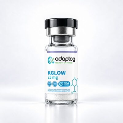 KLOW 25mg research peptide blend vial, Adaptog Research