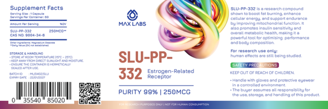 SLU-PP-332 250 mcg label