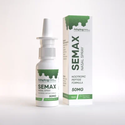 Semax nasal spray 50mg, 15ml bottle and box, Adaptog Research