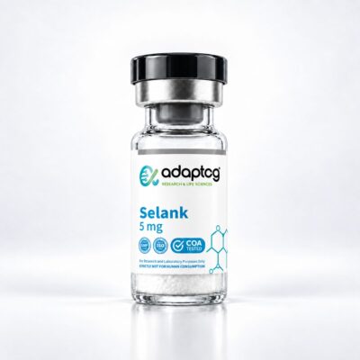 Selank 5mg research peptide vial, Adaptog Research